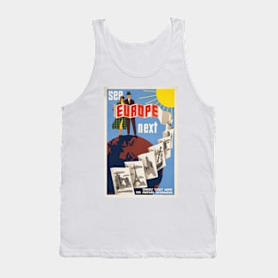 Europe Vintage Travel Tank Top